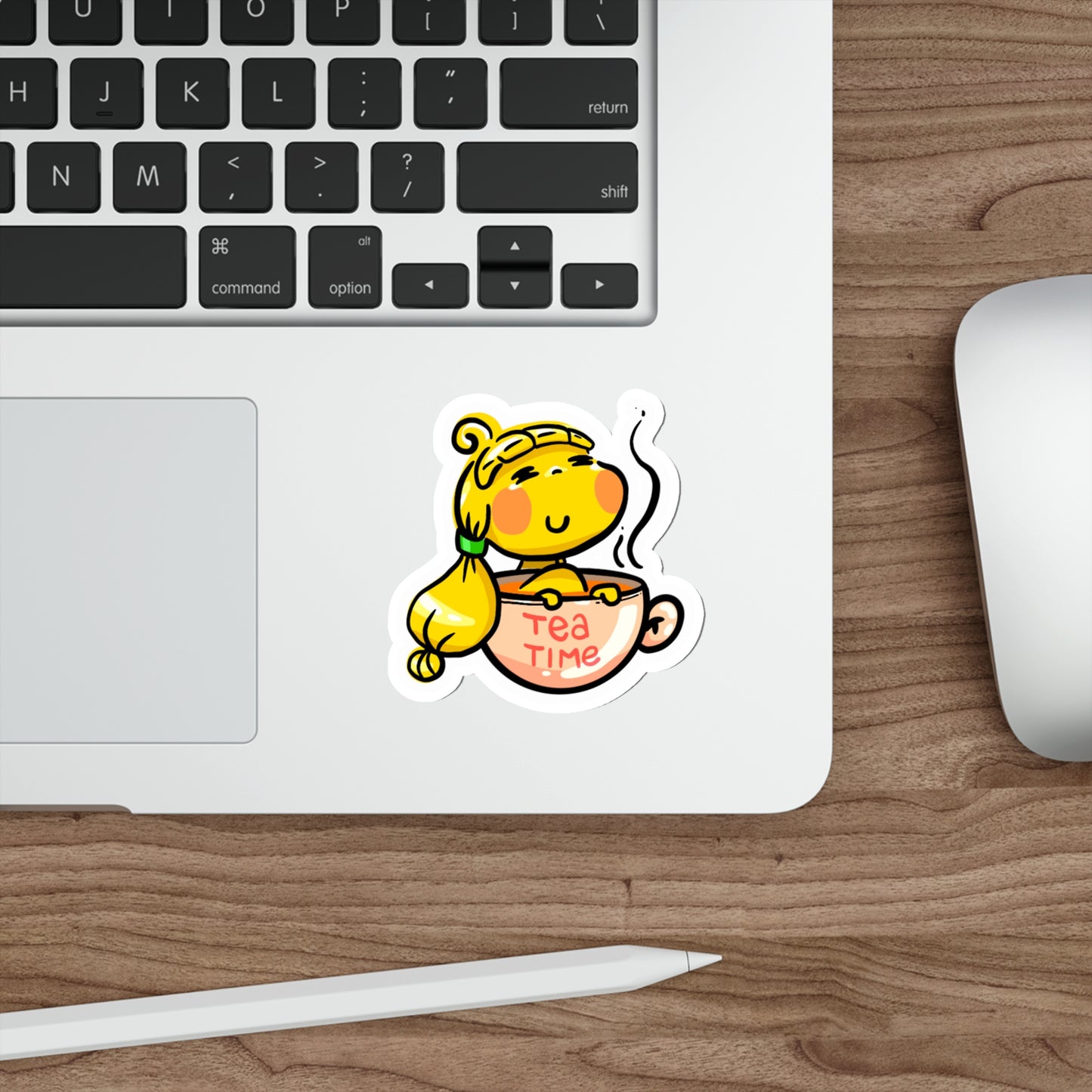 19) Tea Time Water-proof Sticker
