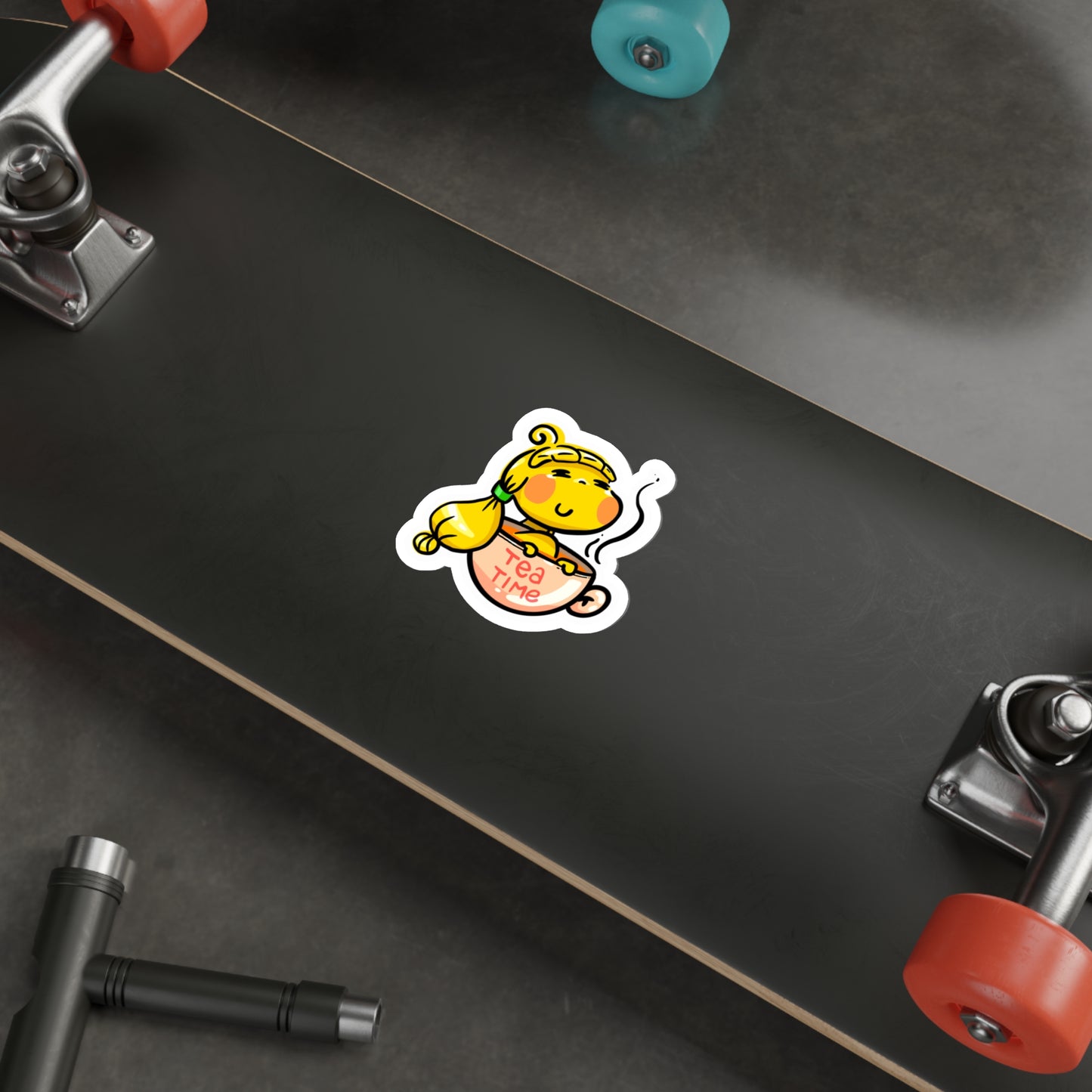 19) Tea Time Water-proof Sticker