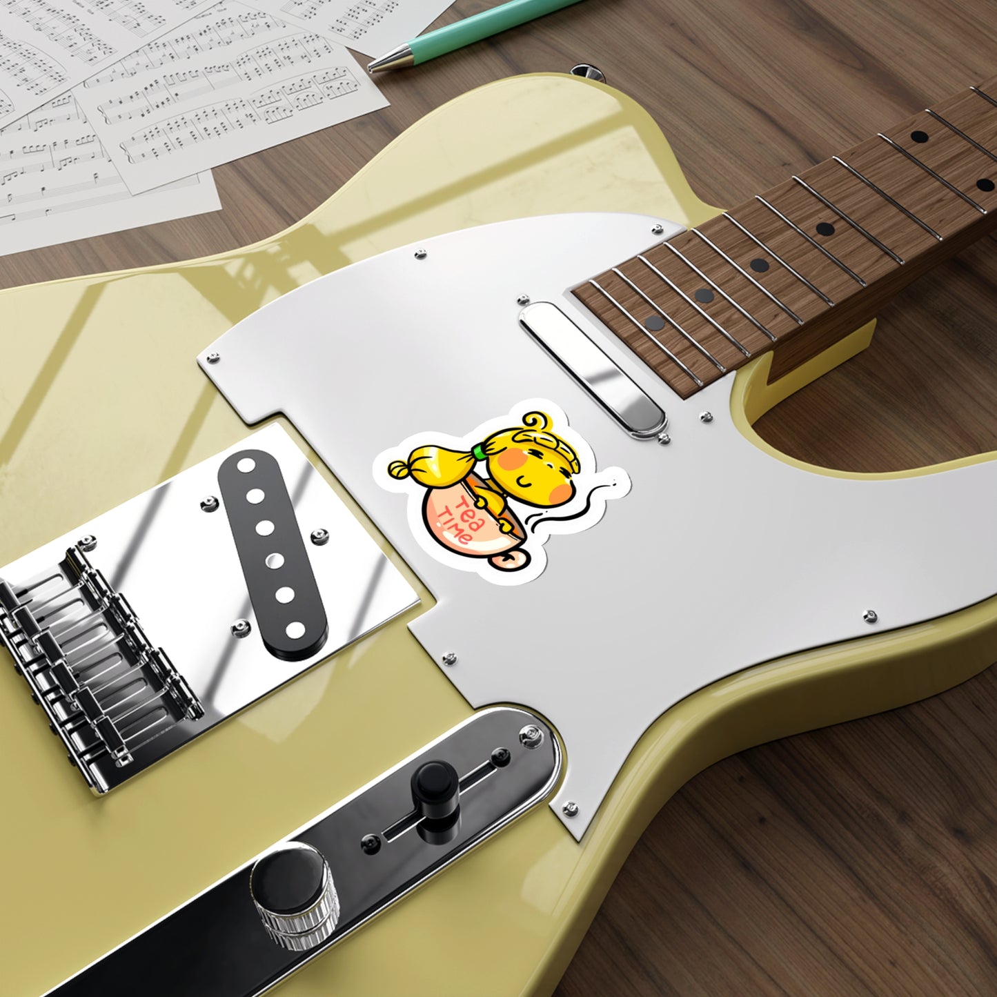 19) Tea Time Water-proof Sticker