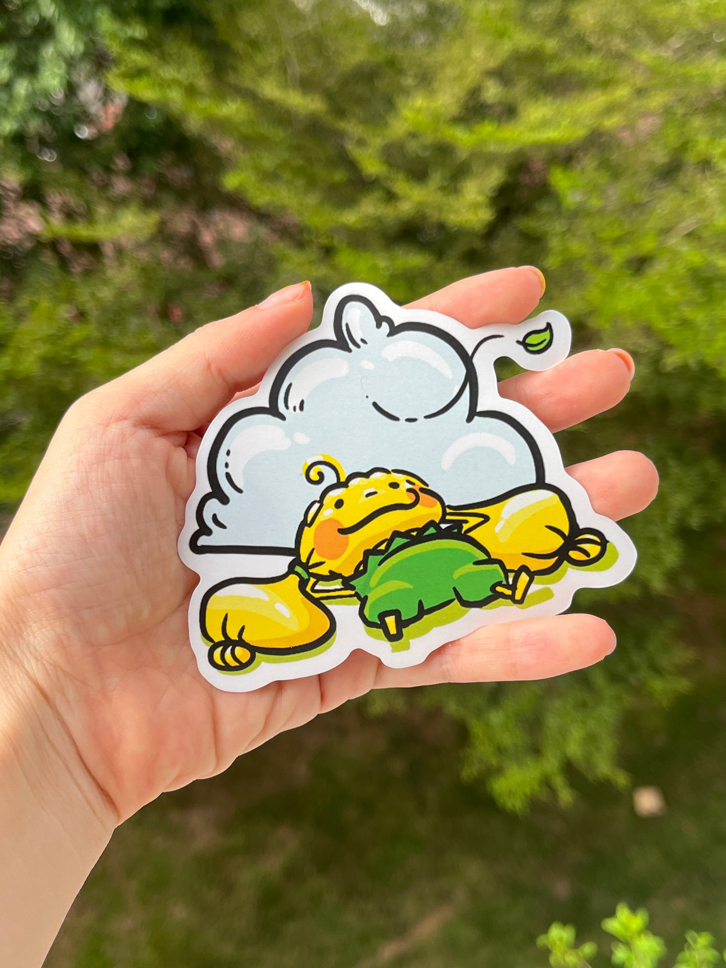 15) Gazing The Sky Water-proof Sticker