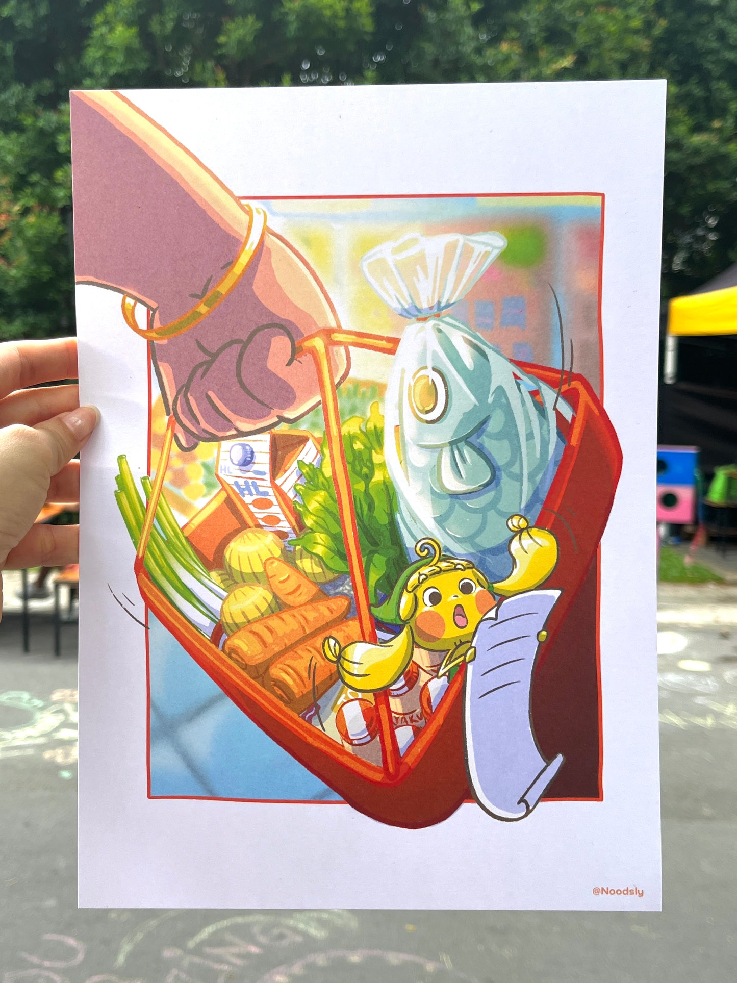 39) Grocery Day Poster - Available in A3 and A4 (no frame)