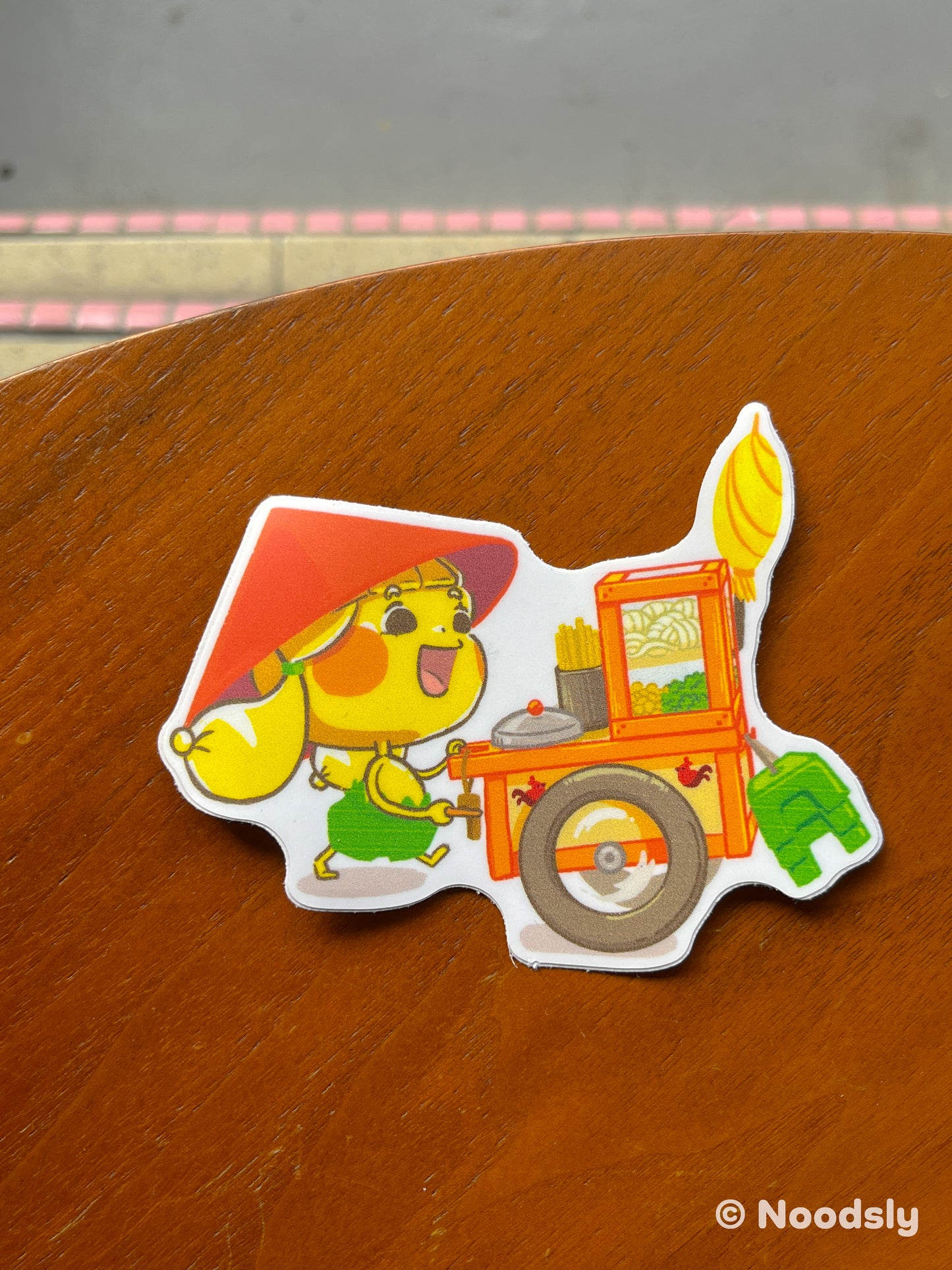 Noodsly Noodle Vendor Vinyl Sticker Food Art Car Decals