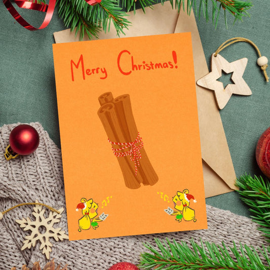 Christmas Card - Cinnamon