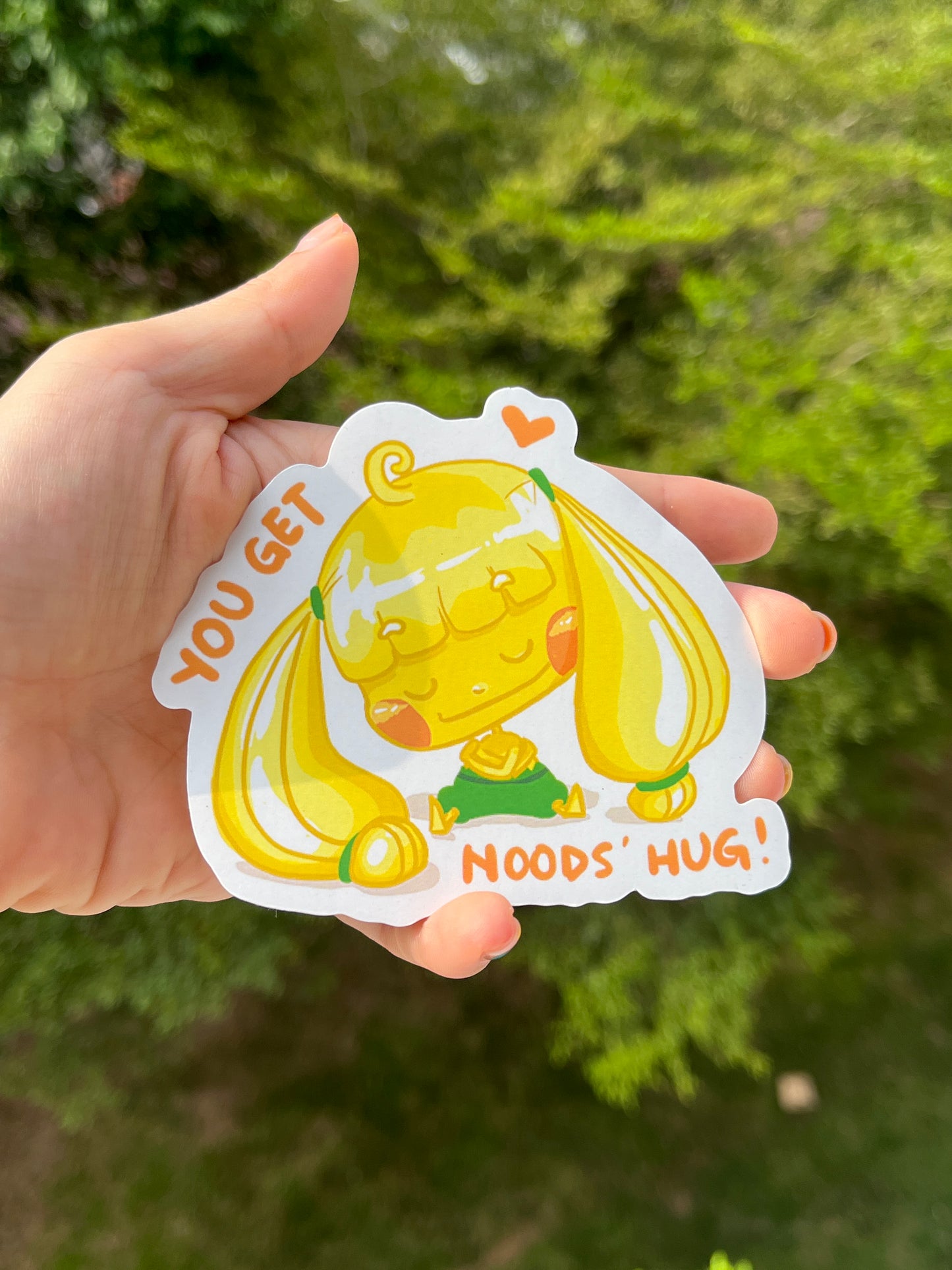 Noodsly Hug Water-proof Sticker