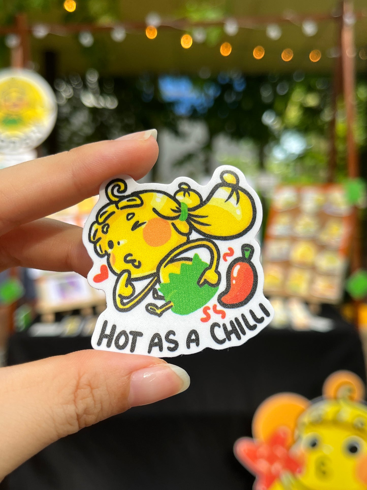 Noodsly Hot As a Chilli Water-proof Sticker