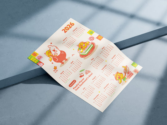 002) LIMITED EDITION: Noodsly 2026 Calendar