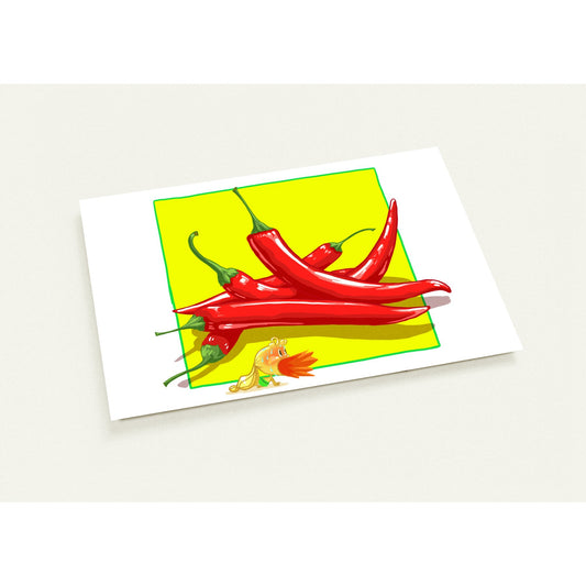 Noodsly Chili Postcard